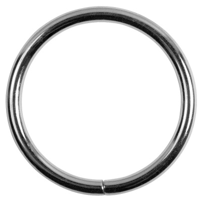 Кольцо №5, d 39.4 мм, никель, цена 24 руб