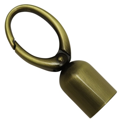 Ручкодержатель 1832Л с карабином, 61 мм, антик, цена 