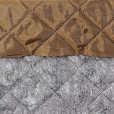 Стежка прошитая 3-х слойная на утеплителе, 250 г/м2, ш. 150 см, коричневая, цена 250 руб