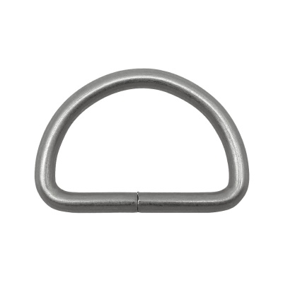 Полукольцо, под ремень 32 мм, матовый никель, цена 