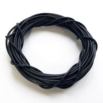 Жилка-шнек, 4 мм, черная