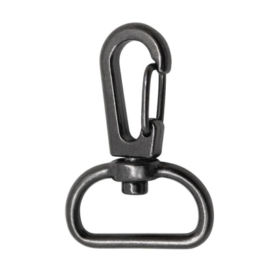 Карабин-кнопка K3721C, под ремень 20 мм, блэк никель, цена 