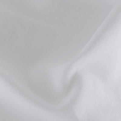 Полотно трикотажное Футер, 160-240 г/м2, белый, смесовое, цена 