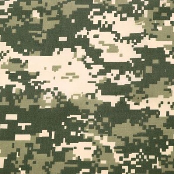 Ткань смесовая, ширина 150 см, камуфляж R-34