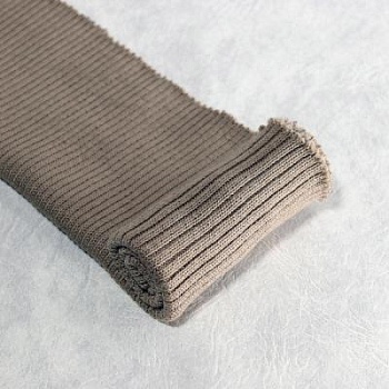 Трикотажная резинка, темно-бежевая, 35 см