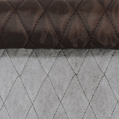 Стежка прошитая на синтепоне, 100 г/м2, ш. 150 см, коричневая, цена 329.50 руб