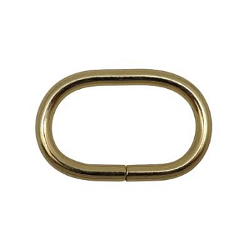 Рамка-овал, под ремень 32 мм, золото