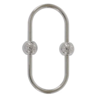 Кольцо овальное 3510, никель, цена 67.50 руб