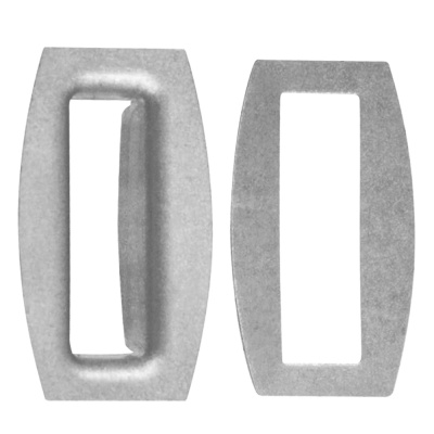 Люверс, прямоугольный, 27x8 мм, цинк, цена 20 руб