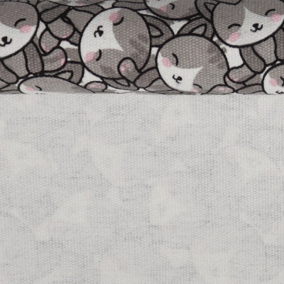 Канвас 2x2 W/R, узор кошки серые, цена 756 руб