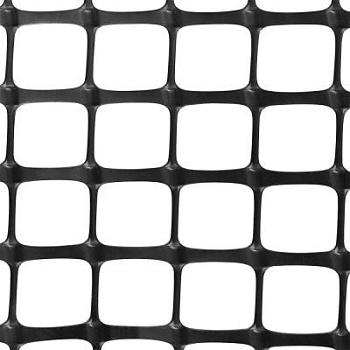 Сетка дорожная Д-33, ячейка 33x33мм, 250г/м2, рулон 4x50м, черная