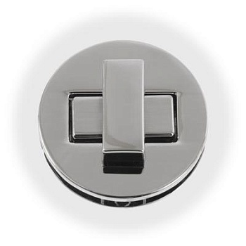 Замок для сумки 5614 поворотный, никель