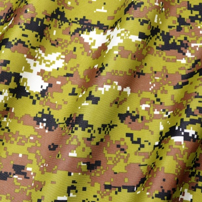 Ткань тентовая «Оксфорд 600D PU 1000», 230 г/м2, ш. 150 см, камуфляж Цифра, цена 555.50 руб