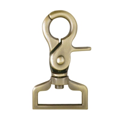 Карабин K4812, под ремень 25 мм, антик, цена 101 руб