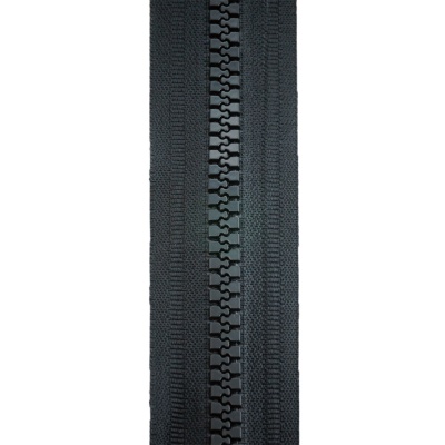 Молния Т10, тракторная, рулонная, рулон 100 м, черная, цена 96 руб