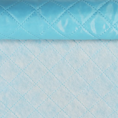 Стежка термическая на синтепоне, 100 г/м2, ш. 150 см, голубая, цена 224.50 руб