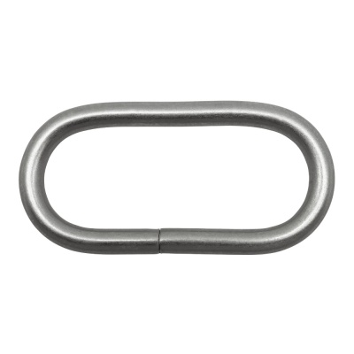 Рамка-овал, под ремень 50 мм, матовый никель, цена 34 руб