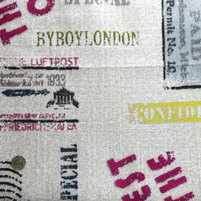 Принт на велюре W-109-2, ш. 145 см, цена 492.50 руб