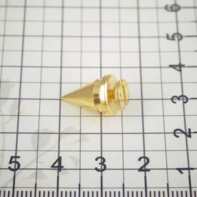 Шип 666, 10x14мм, золото, цена 83.50 руб