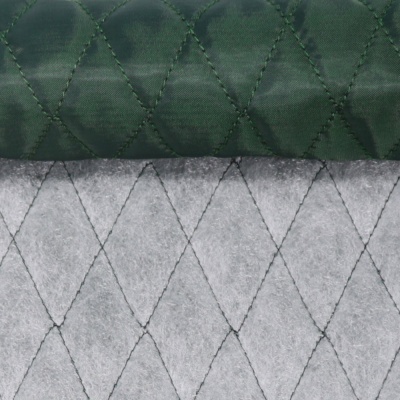Стежка прошитая на синтепоне, 100 г/м2, ш. 150 см, зеленая, цена 313.50 руб