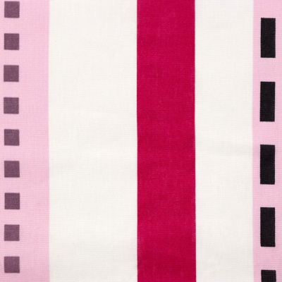 Бязь Премиум, 135-140 г/м2, ш. 220 см, с рисунком, розовая, цена 333.50 руб