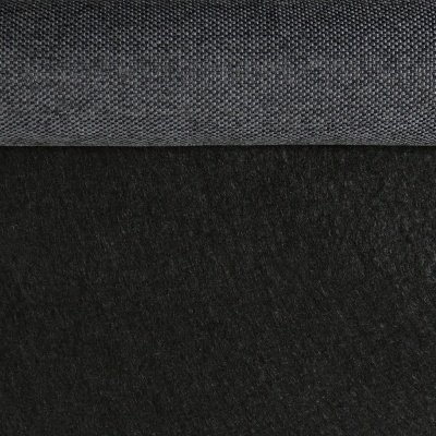 Рогожка на флисе Luna, Мокрый асфальт, 493 г/м2, ш. 140 см, цена 944 руб