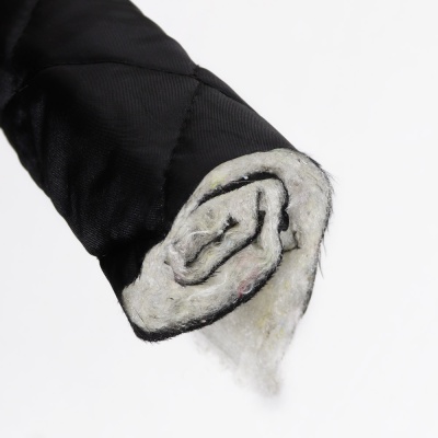 Стежка прошитая 3-х слойная на утеплителе, 250 г/м2, ш. 150 см, черная, цена 250 руб