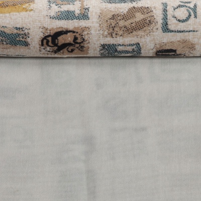 Принт на велюре W-105-2, ш. 145 см, цена 492.50 руб