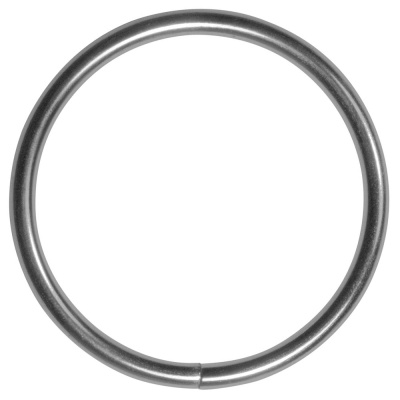 Кольцо №8, d 60 мм, никель, цена 30 руб
