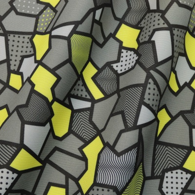 Ткань тентовая «Оксфорд 600D PU 1000», 230 г/м2, ш. 150 см, принт  Осколки, цена 561 руб