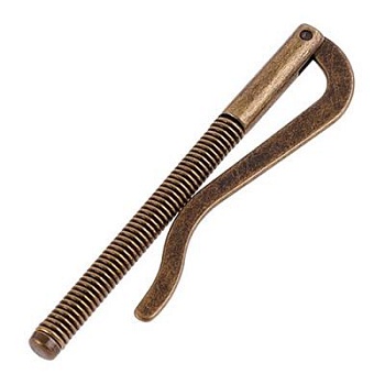 Зажим для денег, 75 мм, антик