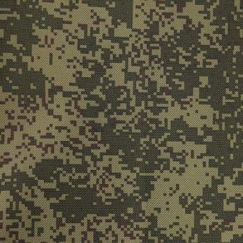 Тентовая ткань 600D, 400 г/м2, пиксель, ширина 150 см