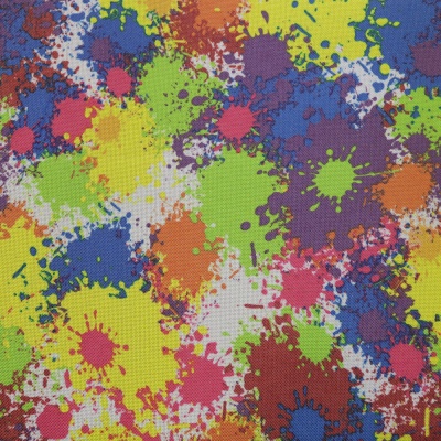 Ткань тентовая 600D, 400 г/м2, ш. 150 см, принт Клякса, цена 