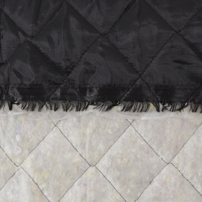 Стежка прошитая 3-х слойная на утеплителе, 250 г/м2, ш. 150 см, черная, цена 250 руб