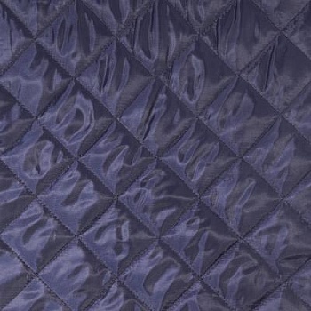 Стежка прошитая 3-х слойная на утеплителе, ш. 150 см, темно-синяя