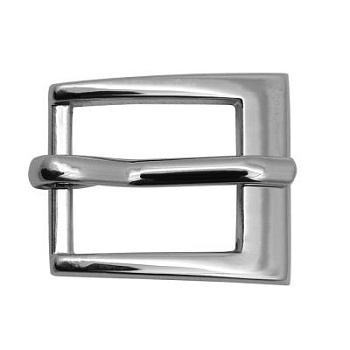 Пряжка В052, под ремень 12 мм, никель