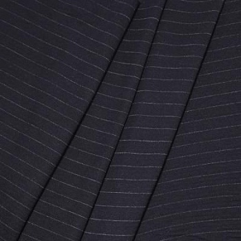 Трикотаж двойной для термобелья Пенье, 220 г/м2, темно-синий