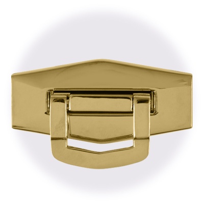 Замок для сумки 0971, золото, цена 285.50 руб