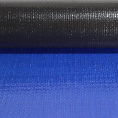 Полотно тентовое Тарпаулин, 280 г/м2, 2x50 м, черный/темно-синий, цена 253 руб