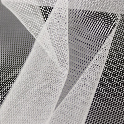 Сетка москитная трикотажная, 50 г/м2, ш. 150 см, белая, цена 