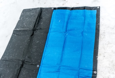 Тент Аляска, 200 г/м2, 5x6 м, черный/темно-синий, цена 3 175.50 руб