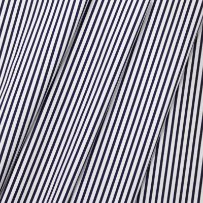 Ткань смесовая Carrington, полоска, сине-белый, цена 252 руб