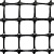 Сетка дорожная Д-40, ячейка 40x40мм, 250г/м2, рулон 4x50м, черная