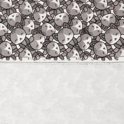 Канвас 2x2 W/R, узор кошки серые, цена 756 руб