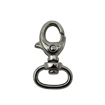 Карабин A522, под ремень 12 мм, никель