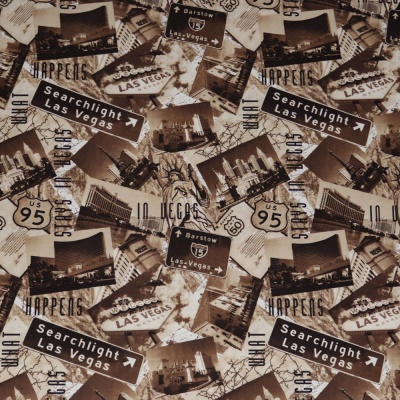 Принт на велюре Las Vegas, 255 г/м2, ш. 145 см, цена 336 руб