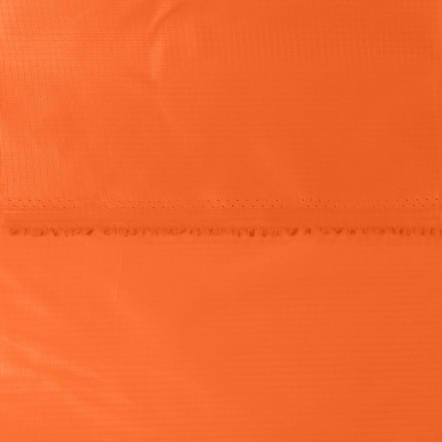 Таффета, 210Т, Ripstop, PU 4000, полиэстер, 85 г/м2, ш. 150 см, ярко-оранжевый, цена 