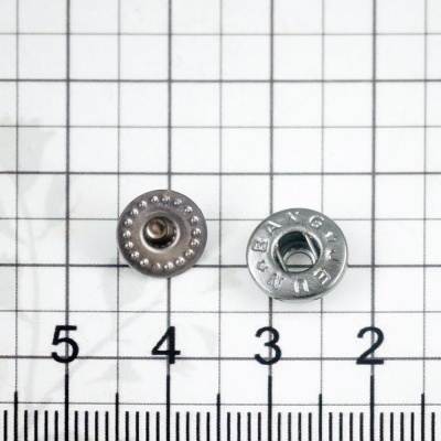 Кнопка пружинная 10 мм, блэк никель, цена 7.50 руб
