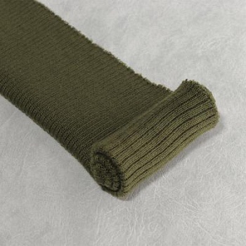 Трикотажная резинка, хаки, 35 см