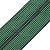 Мебельная эластичная резиновая лента В250, 5/70, зеленая